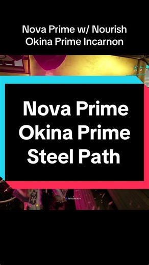 Steel Path Build I’ve been testing. #novaprime #okinaprime #steelpath #warframe #warframecommunity