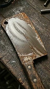 Restoring a Rusty Cleaver | Cleaning, Sharpening & Test