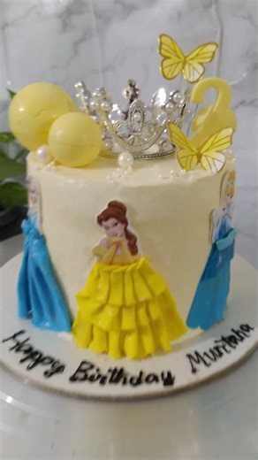 Disney princess theme cake.Crafty cakes by sweety.