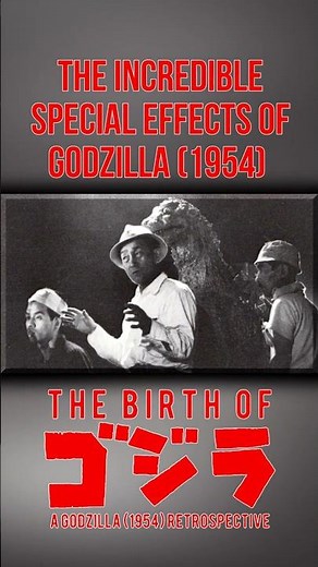 The Incredible Effects of GODZILLA (1954) #godzilla #godzilla1954 #kaiju #showa #film #tokusatsu