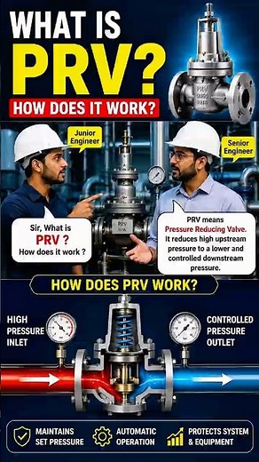 How Does a PRV Work? 🔥 Pressure Reducing Valve Explained #shorts #usa