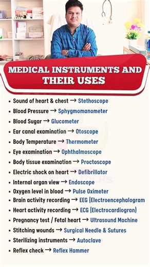 10 Essential Medical Instruments & Their Uses | What Every Medical Student Should Know"#shortsfeed