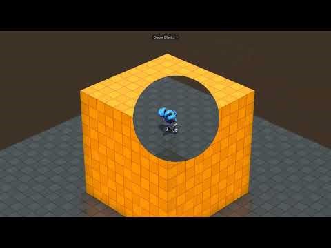 Godot 4 - Isometric 3D, see through the wall with Stencil Buffer - #devlog 12