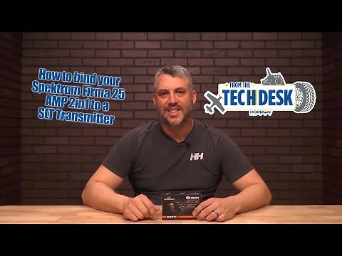 How to bind your Spektrum Firma 25 AMP 2in1 to a SLT Transmitter