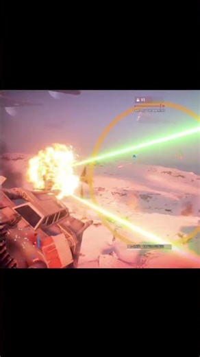 AT-AT getting cable towed hoth battlefront 2 #bf2 #swbf2 #battlefront2 #gaming #gameplay