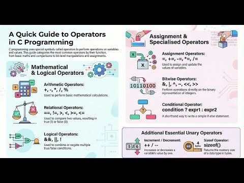 Operators in C Programming #cprogramming #engineeringstudent #coding #programming #problemsolving