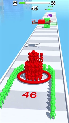 Tower Stickman Run Colour Battle #4 #shorts #youtubeshorts