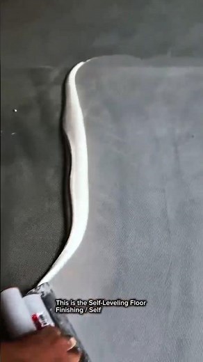 Perfect Self-Leveling Floor Technique | Smoothing Concrete with Notched Trowel