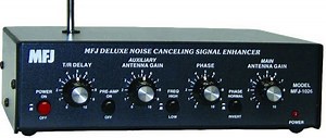 Frans experiments with the MFJ-1026 Noise Canceling Signal Enhancer