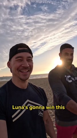 Dog patience challenge! #goldenretriever #dogbeach #patiencetest