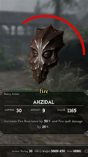 🤯 99% of Players Don't Know This Fire Spell Trick #skyrim #gaming