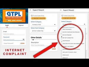 GTPL Broadband Internet Not Working Complaint in My Gtpl App Full Process | Gtpl Customer Support.