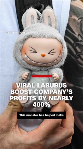 27K views · 132 reactions | CNN's Anna Cooban reports on the viral Labubu dolls that have helped boost Pop Mart's profits by almost 400%. | CNN International | Facebook