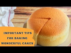 Complete and important tips for baking wonderful cakes at home