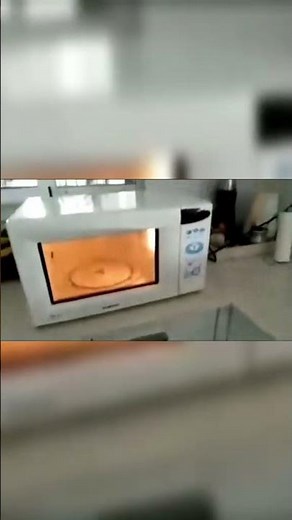 Microwave explodes! What do you think happened? #kitchen #appliances #explosion #microwave