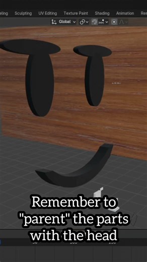 How to make a smooth roblox face in blender #roblox #robloxanimation #robloxblender