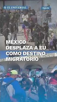 México supera a EU como destino migrante en 2025 según ACNUR y UNICEF #shorts