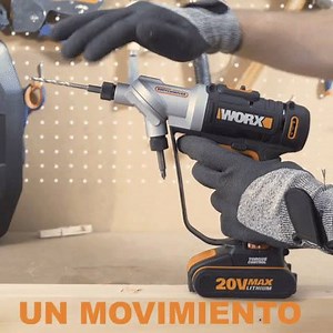 ¡Tan sencillo que parece magia! Un solo movimiento; dos funciones. ¿A qué esperáis para probar nuestro SWITCHDRIVER? | Worx