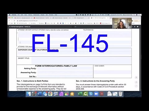 Form-Interrogatories - FL-145, Diana Romanov, Best Divorce Attorney 2021, San Francisco, CA