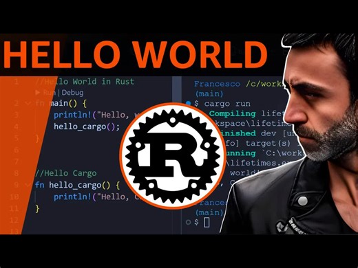 【中文配音】Rust安装、Hello World与Hello Cargo——面向初学者的Rust完整速成教程