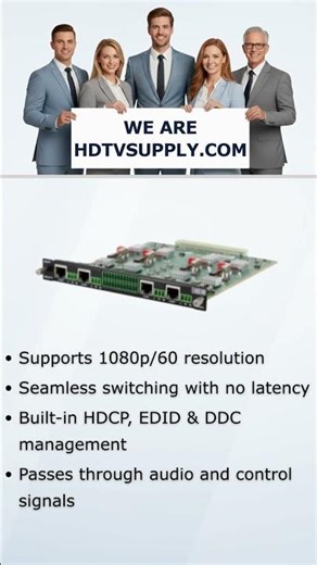 WolfPack 4-Port HDBaseT Input Card to 220 feet