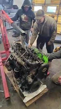 Ben’s p pump 24 valve first start! #cummins #mechaniclife #automobile #mechanic #trucking