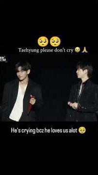 Taehyung Crying on Stage 💔 | BTS V Emotional Moment | Taehyung Please Don’t Cry 😭 | BTS Live 2025