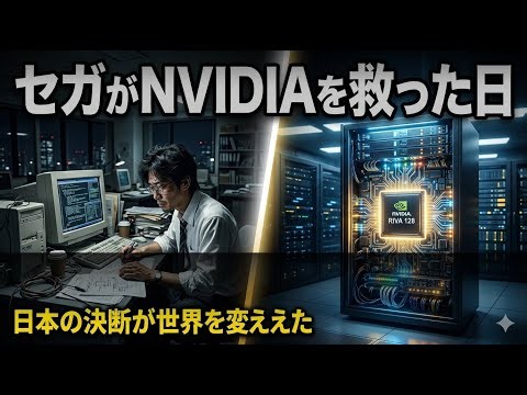 日本のゲーム会社 セガ がエヌビディアを救った日｜世界最大企業の知られざる原点【日本の誇り】