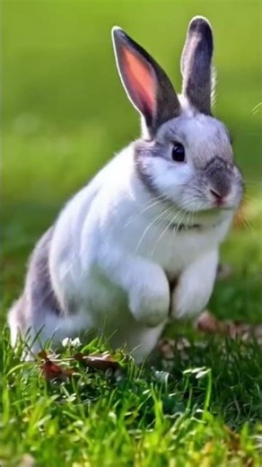 Cute Rabbit Jumping 🐰 | The Most Adorable Bunny Ever! #shorts