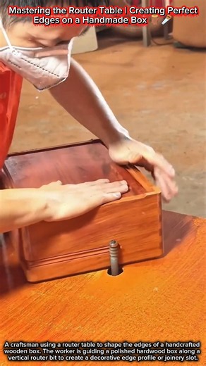 Mastering the Router Table | Creating Perfect Edges on a Handmade Box 🪵🪚