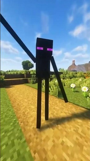 Enderman is my BEST FRIEND ?? #minecraft #animation #enderman #minecraftshorts #minecraftmemes