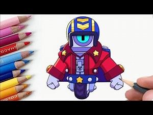 How To Draw STU 🏆 | Brawl Stars | New Free Brawler | Step By Step