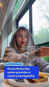 Bruna Rotta fala sobre gravidez e mostra barriguinha