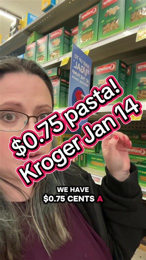 $0.75 cent pasta at Kroger using Ibotta! Link to Ibotta In my tree! Validbunyil jan 20 or the rebate expires! #couponing #savemoney #kroger #krogerdeals #ibottarebates @Crystal saving the most 🤑 @Coupon With Carli @Kristin 💖 (KouponingwithaK) @✨Claudia✨ @CouponingwithLSP