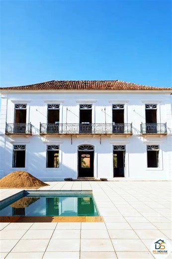 The ultimate glow-up! ✨ Watch how we took an old, forgotten colonial-style villa and transformed it into a breathtaking modern luxury estate. Every detail, from the sleek facade to the new roof, black glass windows, a serene pool, and lush landscaping, was carefully designed for a spectacular reveal. Now, it's the perfect setting for a sophisticated evening under the stars. Swipe to see the magic unfold! #VillaRenovation #LuxuryLiving #HomeTransformation #ModernDesign #ArchitecturalGems #DreamEs