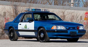 Go 5-O In A 5.0: Manual 1989 Ford Mustang SSP Used By Canadian Police Up For Sale | Carscoops