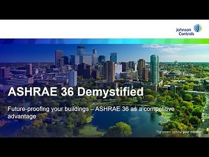 ASHRAE 36 as a Competitive Advantage
