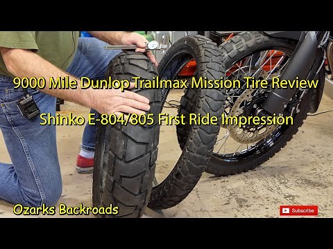 9000 Mile Dunlop Trailmax Mission Tire Review