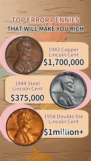 ERROR PENNIES THAT WILL MAKE YOU RICH#coinvalue #oldcoins #treasurehunt #rarecoins #penny #coin | HeritCoin