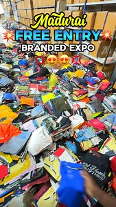 💢😍Biggest Branded Dress Expo - Madurai💥#shorts #madurai #expo 🔥Madurai Makkale Don’t miss this awesome branded dress expo🤩 ✨We can get all branded dress in wholesale price💥 📍Mohan Shoppy MP Mahal Karuppayurani Madurai. Expo Date: Jan9,10,11,12,13 💥Entry Free💥 (Mens collection fashion sale, branded dress expo, sale, expo, mens clothing sale in madurai, dress, buying, madurai, food) Best branded dress expo in madurai Expo in madurai #dresses #exhibition | voiceofvarattaa official