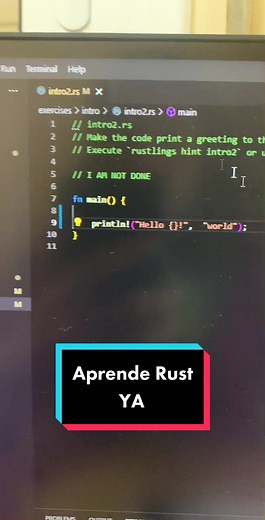 Guía rápida para aprender a programar en Rust