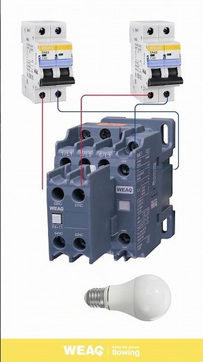 AC Contactor Meets MCB: Complete Wiring Tutorial.LC1D09