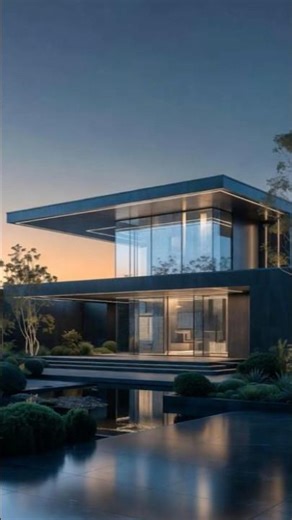 11.Futuristic Smart Home with Floating Roof Panels