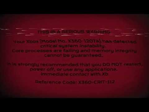 Cursed Xbox 360 Killscreen – Creepypasta