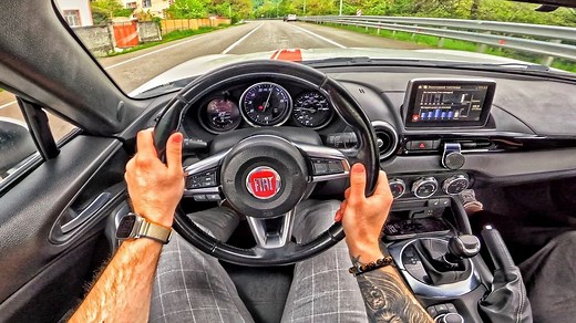 【4K纯享】2018 菲亚特 FIAT 124 Spider 1.4 POV 第一视角驾驶