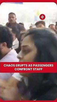 Chaos at Mumbai Airport as Passengers Clash With Staff Amid IndiGo Disruptions