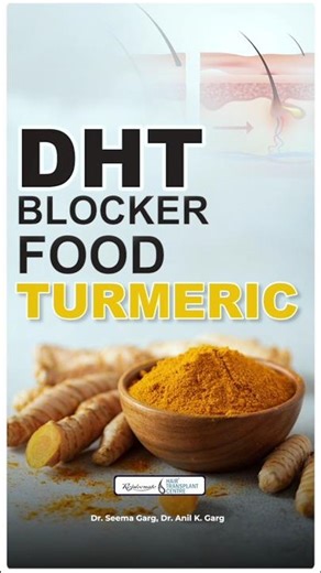 DHT Blocker Food Turmeric #hairlosscure#dht #shorts