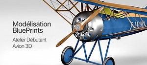 TUTO Bien Débuter la Modélisation : Un Avion 3D avec la Technique des BluePrints sur Tuto.com