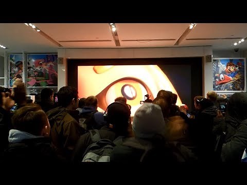 Super Smash Bros. for Nintendo Switch Reveal Live Reactions at Nintendo NY