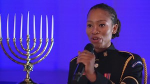 U.S. armed forces members band together to celebrate Hanukkah through song